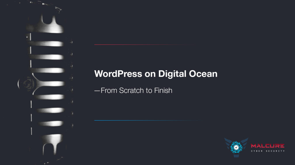 WordPress installation of a Digital Ocean droplet