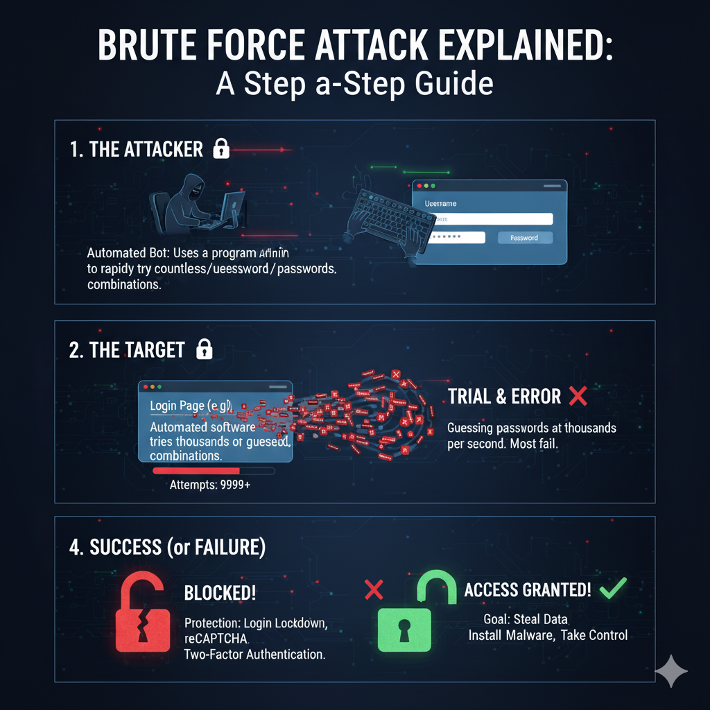 What is a Brute Force Attack [Infographic]