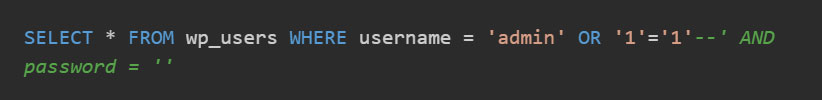 wordpress sqli attack code