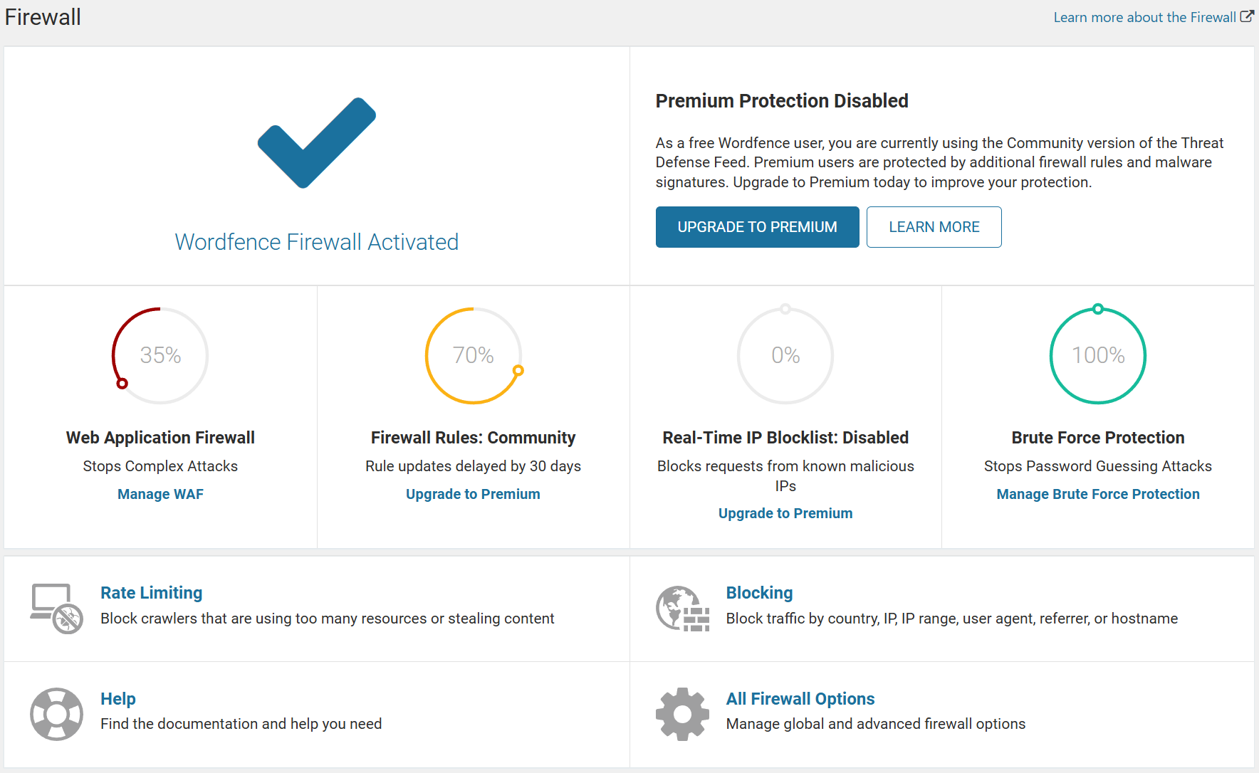 Wordfence Firewall